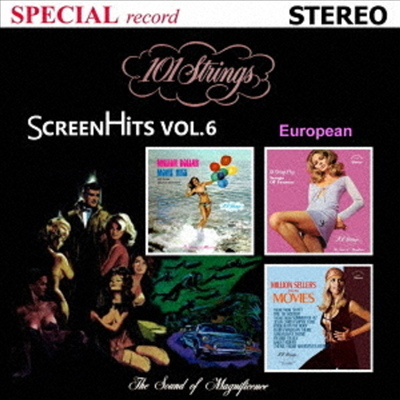 101 Strings Orchestra - Screen Hits 6: European (Ltd)(Remastered)(일본반)(CD)