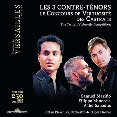 베르사유 궁의 3 카운터테너 (Les 3 Contre-Tenors: Le Concours de Virtuosite Des Castrats) (CD + DVD) - Samuel Marino