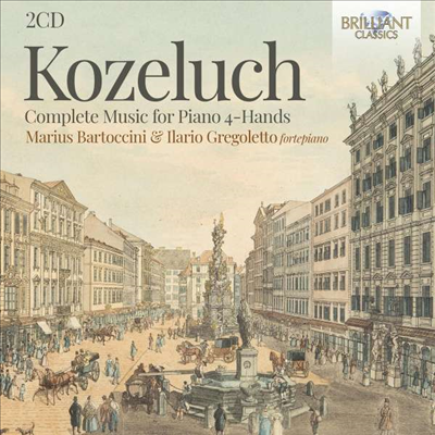 코젤루흐: 네 손을 위한 피아노 소나타 전곡 (Kozeluch: Complete Sonatas for Piano 4-hands) (2CD) - Marius Bartoccini