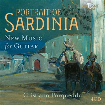 샤르테냐의 초상 - 기타 작품집 (Portrait of Sardinia - New Music For Guitar) (4CD) - Cristiano Proqueddu