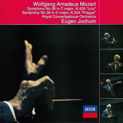 모차르트: 교향곡 36 &#39;린츠&#39;, 38번 &#39;프라하&#39; (Mozart: Symphonies No.36 &#39;Linz&#39; &amp; No.38 &#39;Prague&#39;) (Ltd)(일본반)(CD) - Eugen Jochum