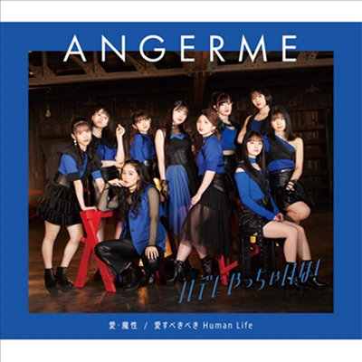 Angerme (안쥬르므) - 愛 魔性/ハデにやっちゃいな!/愛すべきべきHuman Life (Type B)(CD)