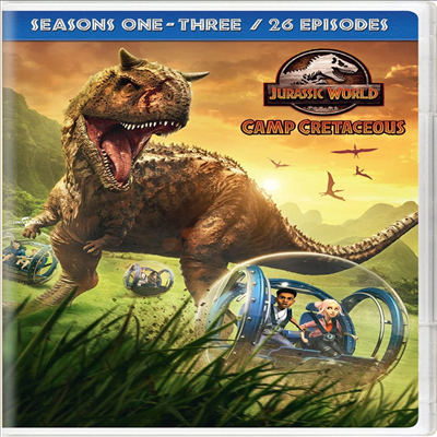 Jurassic World Camp Cretaceous: Seasons One - Three (쥬라기 월드: 백악기 어드벤처) (2020)(지역코드1)(한글무자막)(DVD)