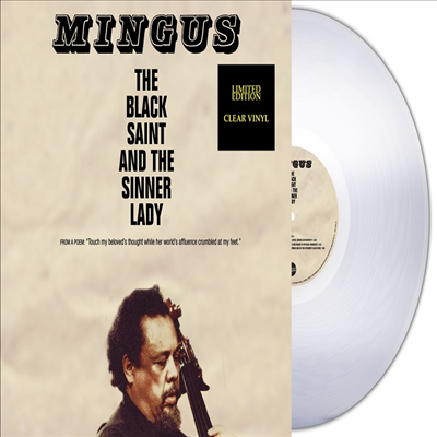 Charles Mingus - Black Saint And The Sinner (Ltd)(Remastered)(Clear Vinyl)(LP)