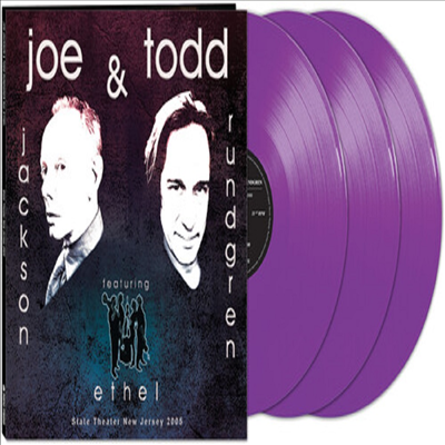 Joe Jackson/Todd Rundgren/Ethel - State Theater New Jersey 2005 (Ltd)(Triple Gatefold)(Purple Vinyl)(3LP)