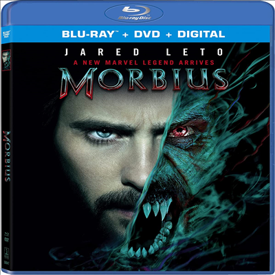 Morbius (모비우스) (한국어 자막 지원)(Blu-ray+DVD)