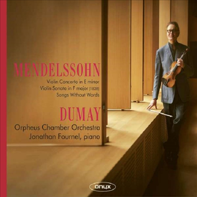 멘델스존: 바이올린 협주곡 &amp; 바이올린 소나타 (Mendelssohn: Violin Concerto &amp; Violin Sonata)(Digipack)(CD) - Augustin Dumay