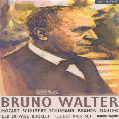 브루노 발터 - 전설의 명연집 (Bruno Walter - Works By Mozart. Mahler. Schubert & Brahms) (4CD Boxset) - Bruno Walter