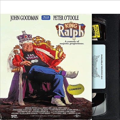 King Ralph (Retro VHS Packaging) (킹 랄프) (1991)(한글무자막)(Blu-ray)