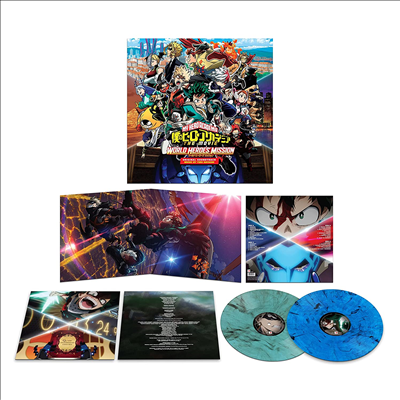 Yuki Hayashi - My Hero Academia: World Heroes&#39; Mission (나의 히어로 아카데미아 더 무비: 월드 히어로즈 미션) (Soundtrack)(Ltd)(Colored 2LP)