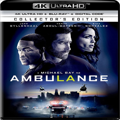 Ambulance (앰뷸런스) (2022)(한글무자막)(4K Ultra HD + Blu-ray)