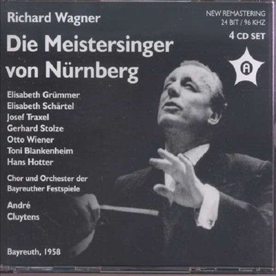 바그너: 오페라 &#39;뉘른베르크의 명가수&#39; (Wagner: Opera &#39;Die Meistersinger Von Nurnberg&#39;) (4CD) - Andre Cluytens