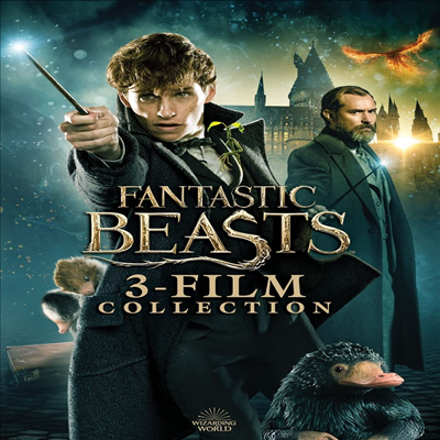 Fantastic Beasts 3-Film Collection (신비한 동물사전: 3 필름 컬렉션)(지역코드1)(한글무자막)(DVD)