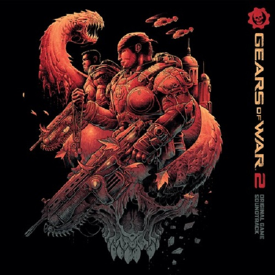 Steve Jablonsky - Gears Of War 2 (기어스 오브 워 2) (Soundtrack)(Ltd)(Red Vinyl)(2LP)