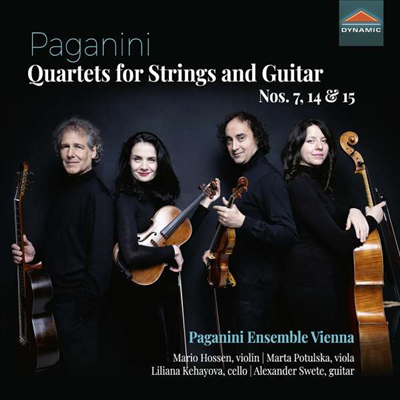 파가니니: 기타와 현을 위한 오중주 7, 14 & 15번 (Paganini: Quartet for Strings and Guitar Nos.7, 14 & 15)(CD) - Paganini Ensemble Vienna