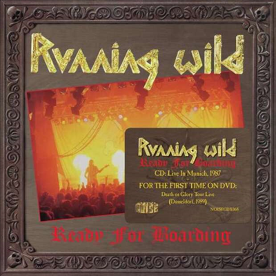 Running Wild - Ready For Boarding - Live in Munich 1987 (Digipack)(CD+DVD)