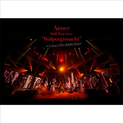 Aimer (에메) - Hall Tour 2022 &quot;Walpurgisnacht&quot; Live At Tokyo Garden Theater (Blu-ray)(Blu-ray)(2022)