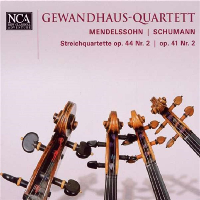 멘델스존: 현악 사중주 4번, 슈만: 현악 사중주 2번 (Mendelssohn: String Quartet No.4, Schumann: String Quartet No.2)(CD) - Gewandhaus Quartet