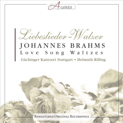 브람스: 왈츠에 붙인 사랑의 노래 (Brahms: Liebeslieder-Walzer op.52 & op.65) (Remastered)(CD) - Helmuth Rilling