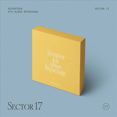 세븐틴 (Seventeen) - SEVENTEEN 4th Album Repackage 'SECTOR 17 (NEW BEGINNING Ver.)(미국 리테일 독점 접지 카드)(미국빌보드집계반영)(CD)