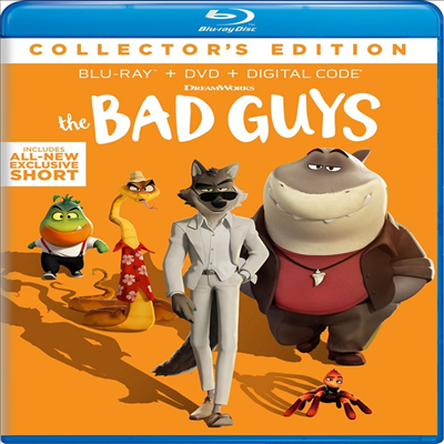 The Bad Guys (Collector's Edition) (배드 가이즈) (2022)(한글무자막)(Blu-ray + DVD)