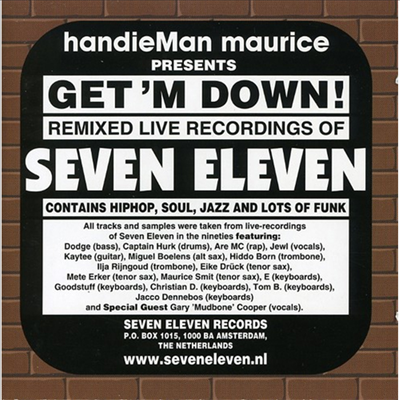 Seven Eleven - Get &#39;M Down! (CD)