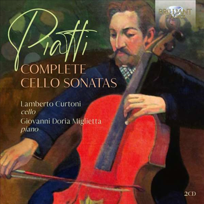 플라티: 첼로 소나타 전곡 (Piatti: Complete Cello Sonatas) (2CD) - Lamberto Curtoni