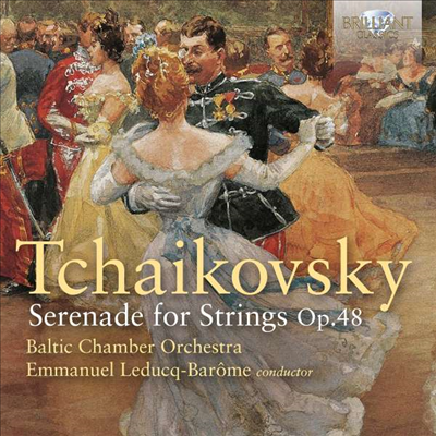 차이코프스키: 현을 위한 세레나데 &amp; 현악 사중주 3번 (Tchaikovsky: Serenade for Strings &amp; String Quartet No.3)(CD) - Emmanuel Leducq-Barome