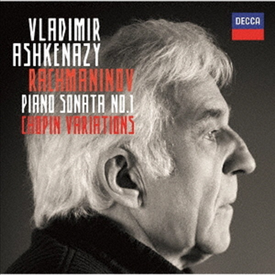 라흐마니노프: 피아노 소나타 1번, 쇼팽 변주곡 (Rachmaninov: Piano Sonata No.1, Chopin Variations) (Ltd)(UHQCD)(일본반) - Vladimir Ashkenazy