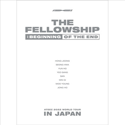 에이티즈 (Ateez) - 2022 World Tour (The Fellowship : Beginning Of The End) In Japan (Blu-ray)(Blu-ray)(2022)