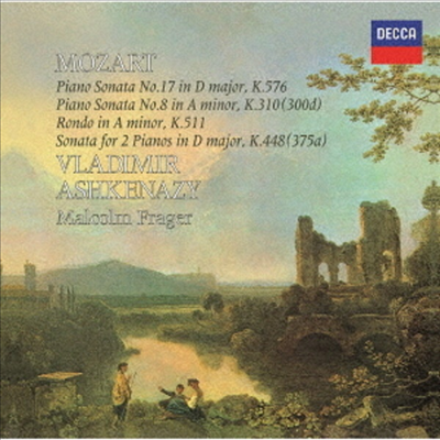 모차르트: 피아노 소나타 8, 17번, 두 대의 피아노 소나타 (Mozart: Piano Sonatas No.8 &amp; 17, Sonata for 2 Pianos) (Ltd)(UHQCD)(일본반) - Vladimir Ashkenazy