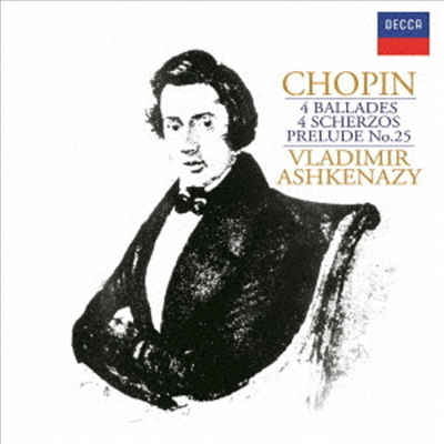 쇼팽: 발라드와 스케르초 (Chopin: 4 Ballades &amp; 4 Scherzos) (Ltd)(UHQCD)(일본반) - Vladimir Ashkenazy