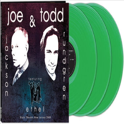Joe Jackson/Todd Rundgren/Ethel - State Theater New Jersey 2005 (Ltd)(Triple Gatefild)(Green Vinyl)(3LP)