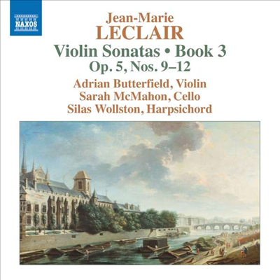 르클레르: 바이올린 소나타 3집 (Leclair: Violin Sonatas Book 3)(CD) - Adrian Butterfield