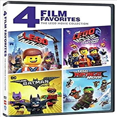Lego Movie 4-Film Collection (레고 무비 4 필름)(지역코드1)(한글무자막)(DVD)