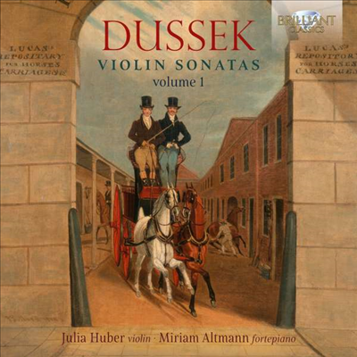 듀세크: 바이올린 소나타 1집 (Dussek: Violin Sonatas, Vol.1)(CD) - Julia Huber