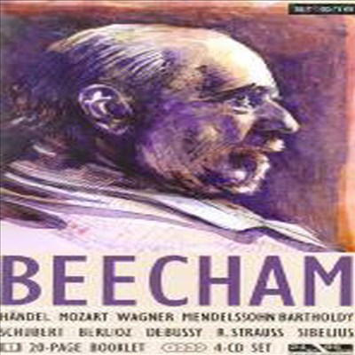 토마스 비첨 - 20세기 거장의 역사적인 기록 (Thomas Beecham dirigiert) (Remastered)(4CD Boxset) - Thomas Beecham