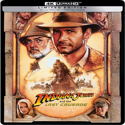 Indiana Jones And The Last Crusade (인디아나 존스 - 최후의 성전) (1989)(Steelbook)(한글무자막)(4K Ultra HD)