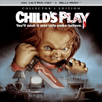 Child's Play (Collector's Edition) (사탄의 인형) (1988)(한글무자막)(4K Ultra HD + Blu-ray)