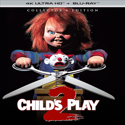 Child's Play 2 (Collector's Edition) (사탄의 인형 2) (1990)(한글무자막)(4K Ultra HD + Blu-ray)
