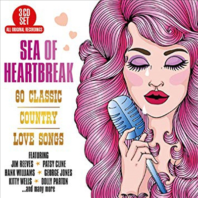 Various Artists - Sea Of Heartbreak: 60 Classic Country Love Songs (Digipack)(3CD)