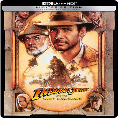 Indiana Jones & The Kingdom Of The Crystal Skull (인디아나 존스: 크리스탈 해골의 왕국) (Steelbook)(4K Ultra HD)(한글무자막)