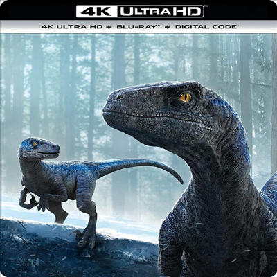 Jurassic World Dominion (쥬라기 월드: 도미니언) (2022) (Steelbook)(한글무자막)(4K Ultra HD + Blu-ray)