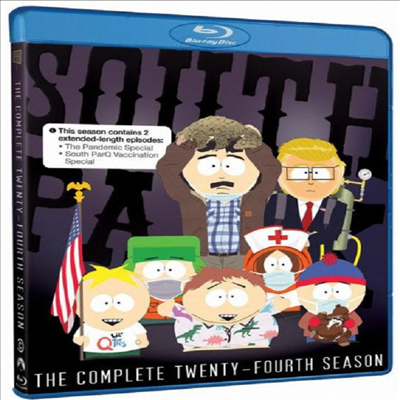 South Park: The Complete Twenty-Fourth Season (사우스 파크: 시즌 24) (2020)(한글무자막)(Blu-ray)
