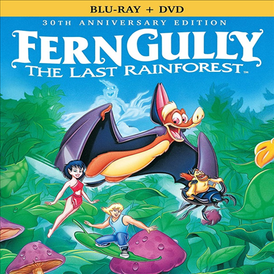 FernGully: The Last Rainforest (30th Anniversary Edition) (푸른 골짜기) (1992)(한글무자막)(Blu-ray + DVD)