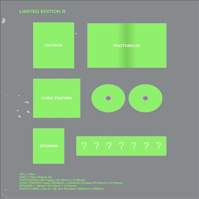 엔하이픈 (Enhypen) - Sadame (Limited Edition B)(Booklet+Trading Cards+Sticker+DVD)(미국빌보드집계반영)