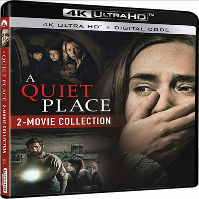 A Quiet Place (2018) / A Quiet Place Part II (2020): 2-Movie Collection (콰이어트 플레이스: 2 무비 컬렉션)(한글무자막)(4K Ultra HD)