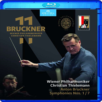 브루크너: 교향곡 1 &amp; 7번 (Bruckner 11-Edition Vol.2 - Symphonies Nos.1 &amp; 7) (한글자막)(Blu-ray) (2022) - Christian Thielemann