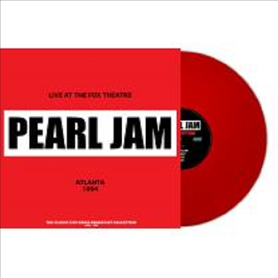 Pearl Jam - Live At The Fox Theatre In Atlanta 1994 (Ltd)(Colored LP)