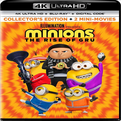 Minions: The Rise Of Gru (미니언즈2) (2022)(한글무자막)(4K Ultra HD + Blu-ray)